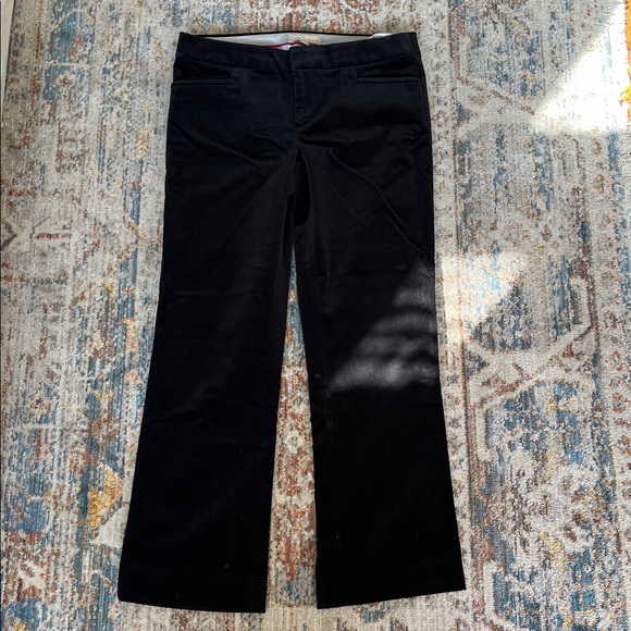 Banana Republic Black Velvet Pants - Picture 4 of 6